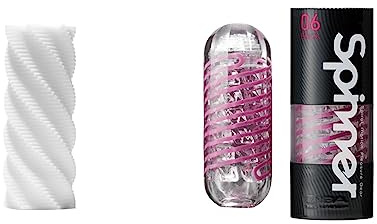 Tenga 3D - Spiral & Spinner 06 Brick Spiraliges Vergnügen, Rose, Standard, 38 g