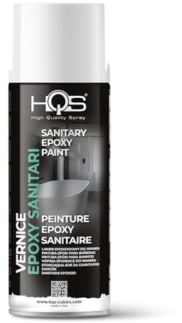 HQS Bomboletta di Vernice Spray 400ml Bianco Sanitari (6)