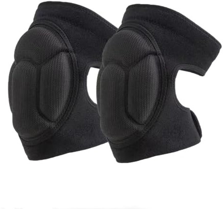 Knee Pads for Women & Men, Dance Knee Pads Volleyball Knee Pads for Women Men Wrestling Knee Pads Wrestling Gear, Crash Pad Snowboarding Gear Knee Protector Soft Knee Pads for Work (X-Large, Black)