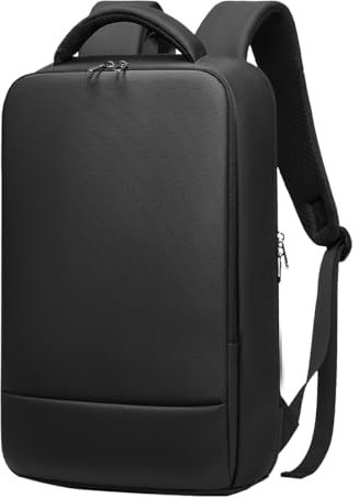 GYakeog Business Rucksack Herren mit Laptopfach 15.6 Zoll Laptop Rucksack Wasserdicht Rucksack Herren Arbeit für Reise Uni Büro-Schwarz