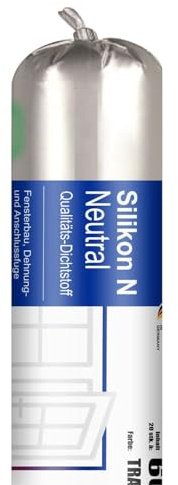 Silikon N Bausilikon 400 ml – Neutralvernetzend, Transparent, Für Fensteranschlussfugen, Fassaden & Dachabdichtungen, UV- & Witterungsbeständig