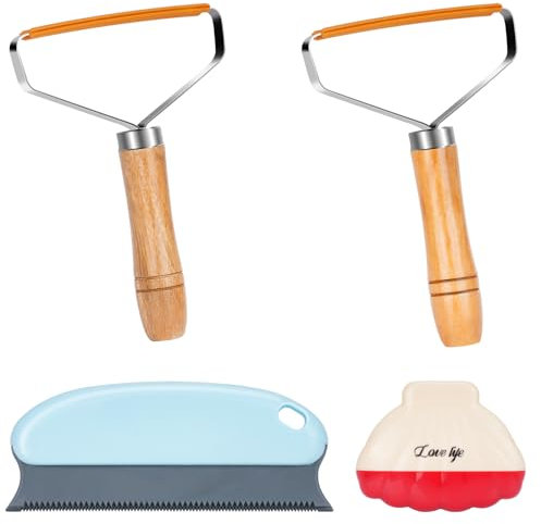 RiuCrepian Lint Remover 2 pezzi di rimozione dei peli di animali, per vestiti e tappeti, rimozione dei peli di animali domestici, spazzola magica per la rimozione dei peli di gatto, rimozione pelucchi
