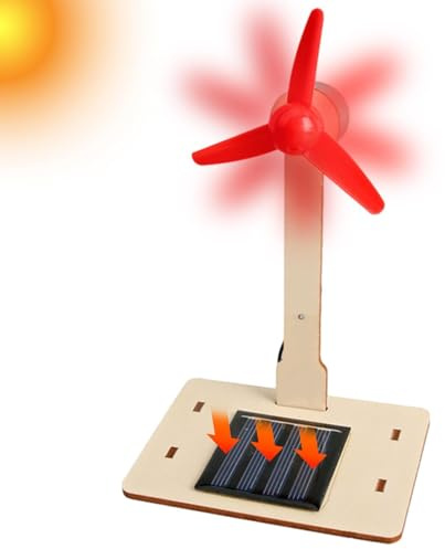 Solarenergiesystem – Erneuerbares Energiesystem mit doppelter Leistung, Hybrid-Generator, Solar- und Windgenerator | Umweltfreundliche Windmühle mit Solarpanel, tragbare Energielösung für