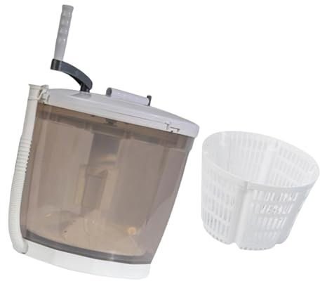 Lavatrice manuale portatile e centrifuga asciugatrice a manovella per campeggio Appartamenti da viaggio Lavatrice portatile