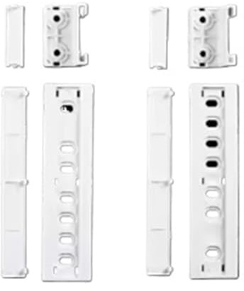Integrated Fridge Freezer Door Plastic Mounting Bracket Fixing Slide Kit for Refrigerator Slide Rail Door Connector Accessories(2set)