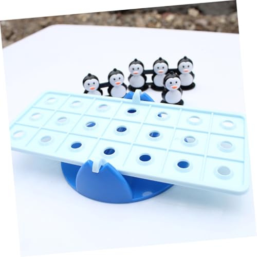 FRCOLOR Interactive Balance Penguins Seesaw for Plastic Game Educational Balance Seesaw Puzzle with Challenges for Brain Exercise and Creativity Development