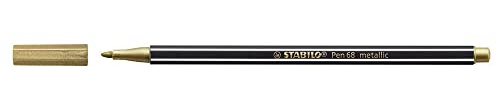 Stabiler Aquarellstift Pen 68 gold 1 mm (5 Stück)
