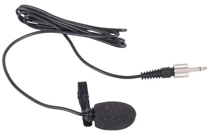 PROEL EIKON LCH100SE - Microfono Professionale Lavalier cablato, con connettore mini jack 3.5mm mono, Nero