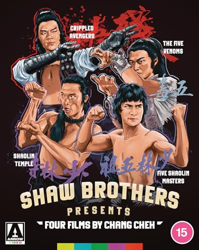 Arrow Video Shaw Brothers presenter: Fyra filmer av Chang Cheh Blu-Ray