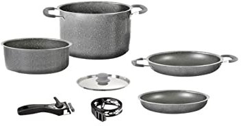 BRUNNER Alu-Topfset Gourmet Rock 6+1