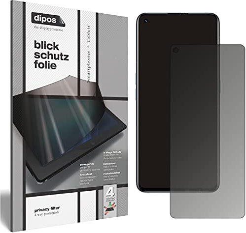 dipos I Protección de la Vista Compatible con Realme GT Neo 2 Protector de Pantalla Privacy