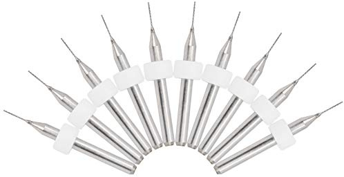 10 Stück 0,4 Mm Bohrer für 3D-Drucker, Wolframkarbid Reinigungsdüsen-Kit Mikrobohrer-Set Düsenreiniger