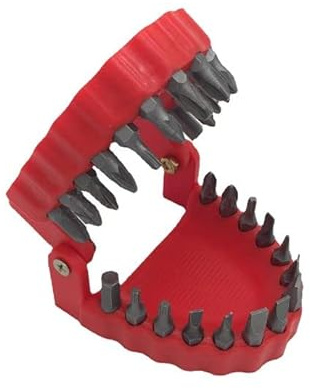 Prothesen Bohrer Bit Halter, Schraubendreher Sechskant Bit Organizer, Passend und Antriebs Bit Adapter für Zähne Modell Zahnbohrerbohrerhalter