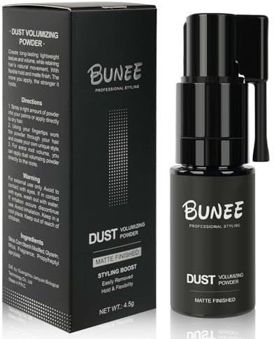 Hair Volume Powder, Invisible Hair Texturising Powder with 360⁰ Rotate Nozzle, Volumising Hair Products for Women & Men, Non-Sticky Hair Thickening Powder for Instant Texture, Volume and Oil Control