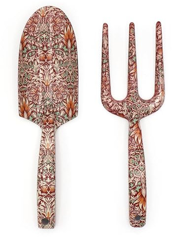 Fork and Trowel Garden Tool Set - William Morris Design