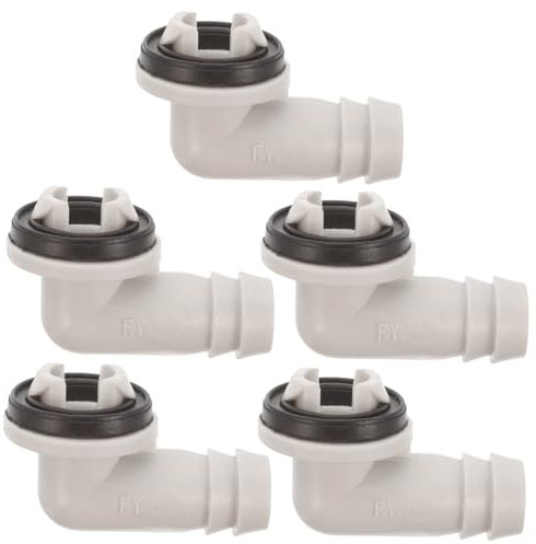 Mikinona Ersatz-ablaufschlauch-armaturen Für Klimaanlagen 5-teilige Ablaufschlauch-adapter Aus Abs-material