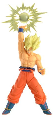 BANPRESTO Statue Goku Super Saiyan avec Boule d’énergie 17Cm