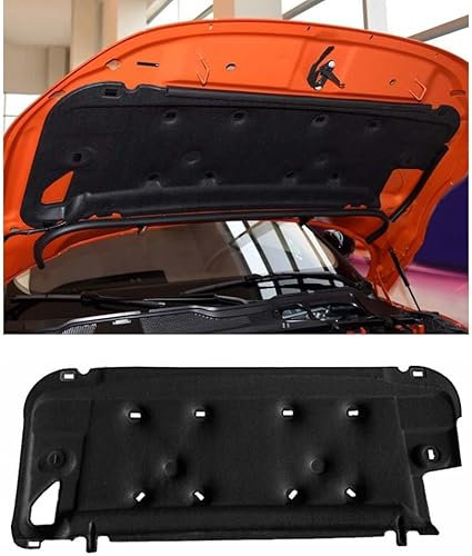 NINQ Avant Moteur Capot D'isolation Coussin Phonique pour Range Rover Evoque MK1 (L538) 2011-2017, Voiture Tapis de Moteur Mousse Ignifuge Accessoires
