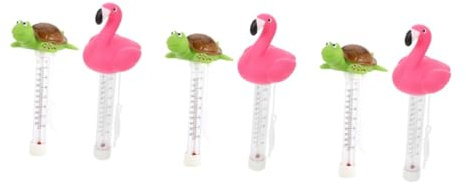 POPETPOP 3 Set Termometro Galleggiante Per Interni/esterni - Termometro Spa Preciso Per Vasca Idromassaggio Piscina Bagno Stagno Acquario Senza Maniglia 2 Pezzi * 3