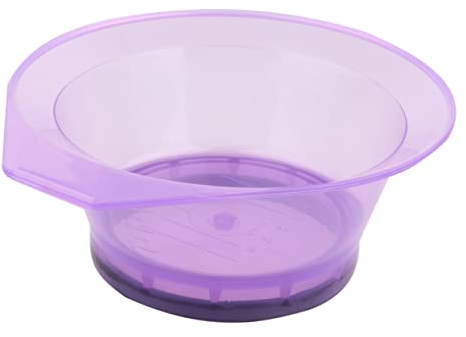 OFFIGAM 2piezas Cuencos Transparentes Peluquería Para Teñir Cabello Plástico Lavable Reutilizable Herramienta Peluquería