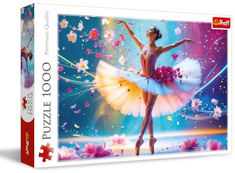Trefl Dancing Ballerina - 1000 Piece Puzzle 26.9x18.9 | DIY, Creative Entertainment, Classic Jigsaw, 14+