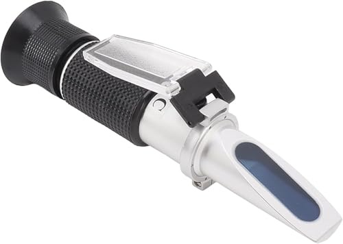 Antifreeze Refractometer Antifreeze Tester for Checking Freezing Point and Concentration of Ethylene Glycol or Propylene Glycol Based Automobile Antifreeze Coolant, Also for Battery Acid Condition