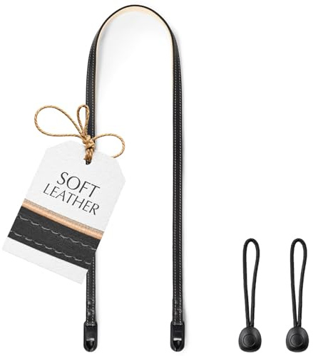C Coiro Thin Leather Camera Strap with Quick Release, Neck - Shoulder Strap for Compact, Mirrorless Cameras for All Brands