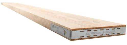 Snowdon Timber Banded Scaffold Board | 36 x 225 x 2400mm | Construction Scaffolding | Pack of 2