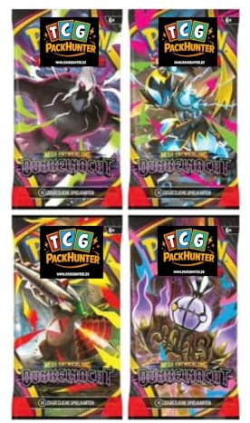 Pokemon Dunkelnacht - 4 Booster Bundle - Deutsch - Packhunter