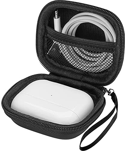 Procase Custodia Airpods Pro, Custodia Rigida per Auricolari Cuffie Antiurto Custodia da Viaggio per Apple Airpods Pro -Nero