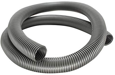 Othmro 1 x langlebiger Gewindeschlauch 40 mm x 48 mm x 2000 mm Rohrschlauch EVA-Schlauch Zentralstaubsauger Schlauch Zubehör Verlängerungsschlauch für industrielle Staubsauger, grau