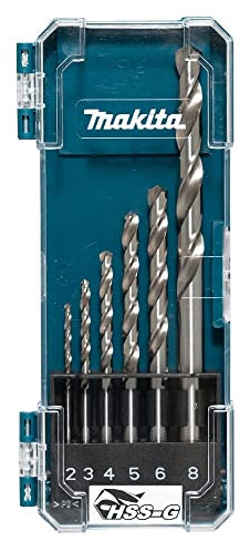 Makita D-75742 Bohrer-Set HSS-G 6-tlg.