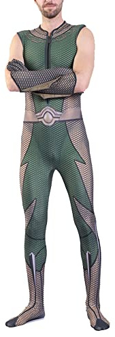Puruuige Tiefes Cosplay-Kostüm-Set, tiefes Cosplay-Outfit-Set, Cartoon-Overall, Bodys für Kinder und Erwachsene