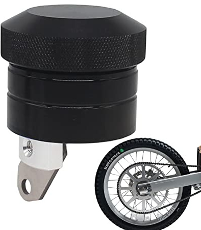 Lecerrot Cadena - Grasa lubricante para Motocicleta con Control Manual automático,Lubricador Cadena Decoración Marco Motocicleta Aluminio