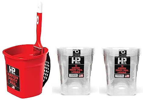 The Active Painter's Dream Package: Handy Paint Pail & Liner Combo + Free Paintbrush
