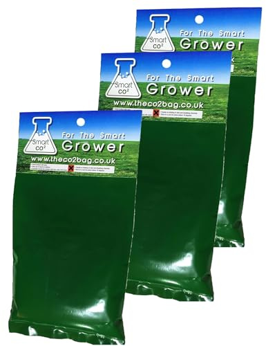 GEM-GARDEN Pack of 3 Smart Grow Bags Hydroponic Nutrients Co2 Bags for Grow Tents - Exhale Like Room Generator Bloom Large Root for Vegetables Fruits