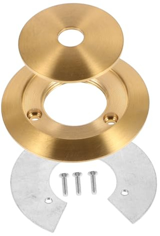 Alipis Glass Lamp Cover Fixing Ring Replacement Shade Connector for Metal Lampshade for Living Ceiling Light Fixtures Includes Screws for Easy Installation