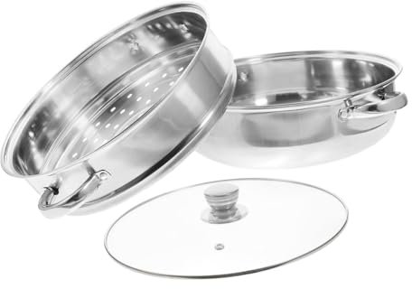 Ciieeo Olla De Vaporera Multifuncional Vaporera De Cocina Inoxidable Capacidad Familiar De Energía y