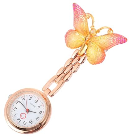 LIFKOME Taschenuhr pro Watch spangenuhr für Krankenschwester Studentenuhr Schwesternuhr zum Anklemmen Digitaluhr Pflegeuhr Krankenschwestern schauen zu Krankenschwester Uhr Quarz