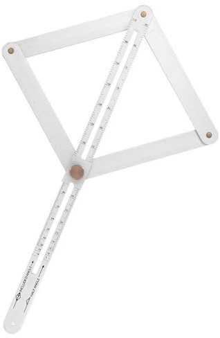 Multifunction Angles Measurement Device Not Bending Thickened Protractor Upgrades for Ceiling Design & Door Frame Projects Ergonomic Angles Measurement Instrument
