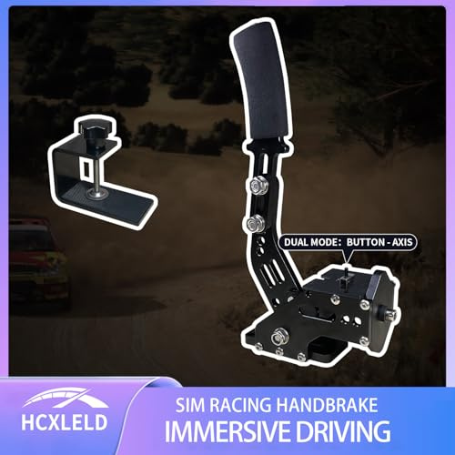 HCXLELD Sim Racing Handbrake, G29 G923 Racing Wheel Compatible with PS4/PS5, G920 G923 Racing Wheel Compatible with XBOX Series X/S, and included table clamp