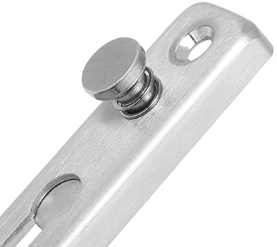 NOENNULL Lucchetto a catena in acciaio inox di alta qualità per antifurto per porte interne di casa o hotel (acciaio inox 304)