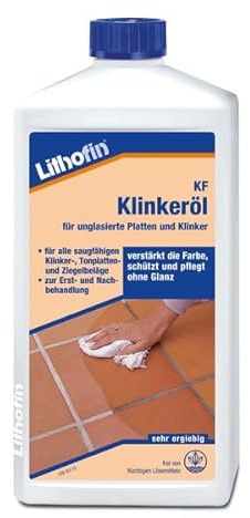 Lithofin KF Klinkeröl 1 l - gebrauchsfertig - ohne Glanz - geruchsarm & lösemittelfrei