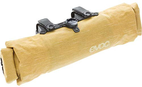 EVOC HANDLEBAR PACK BOA Lenkertasche Fahrradtasche für zusätzlichen Stauraum (Größe: L, 5L Stauraum, BOA FIT SYSTEM, beidseitiger Schnellzugriff, wasserfest und schmutzabweisend), Lehm Gelb