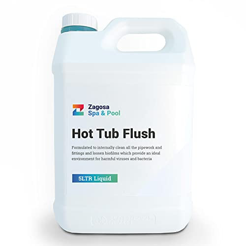 Zagosa Spa & Pool 5ltr Hot Tub Flush - Biofilm remover, system flush for spas and hot tubs