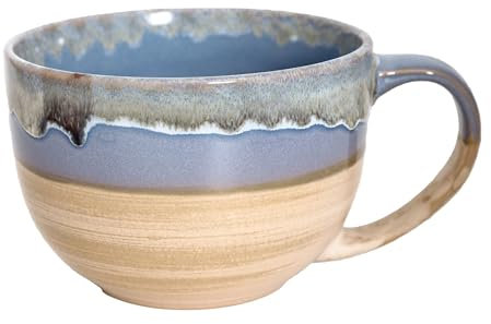 hengshukeji Large 24 OZ/700ml Ceramic Coffee Mugs,Soup Bowls with Handles,Extra Big Jumbo Tea Cup Mug for Office and Home