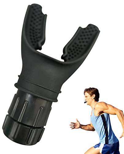 Genikeer Lungentrainer Sport Atemtrainer | Atemübungstrainer Mit Einstellbaren Widerständen | Tragbares Atem Fitness Übungsgerät Zur Verbesserung Der Lungenkapazität