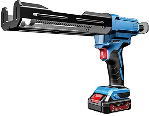 Electric Caulking Gun 12V Cordless Double Cartridge Adhesive Caulking Gun 400ml Automatic Dual Component Epoxy Applicator