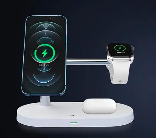 3 in 1 Magnetic wireless charger, compatable with Magasfe charger for Iphone 12/13/14/15/16, Apple Watch and Airpods