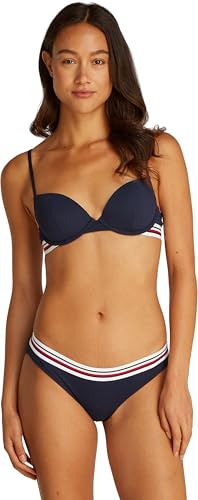 Tommy Hilfiger Donna Classic Bikini UW0UW05830, Blu, M, Blu (Dark Night Navy), M